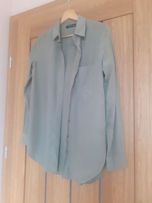Koszula reserved 34 khaki wiskoza sliczna