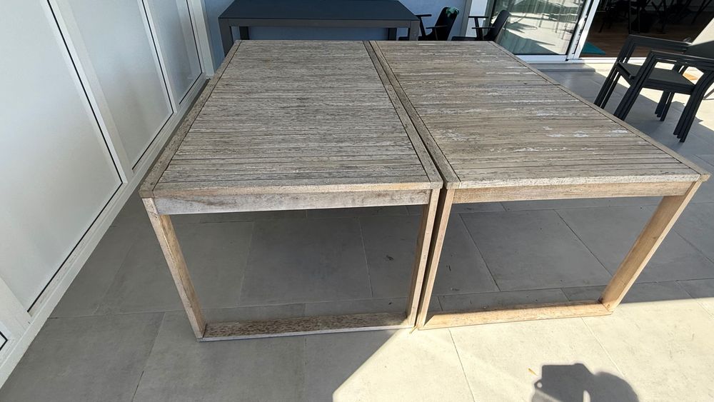 Mesa para jardim extensível 180/240 cm castanho Naterial