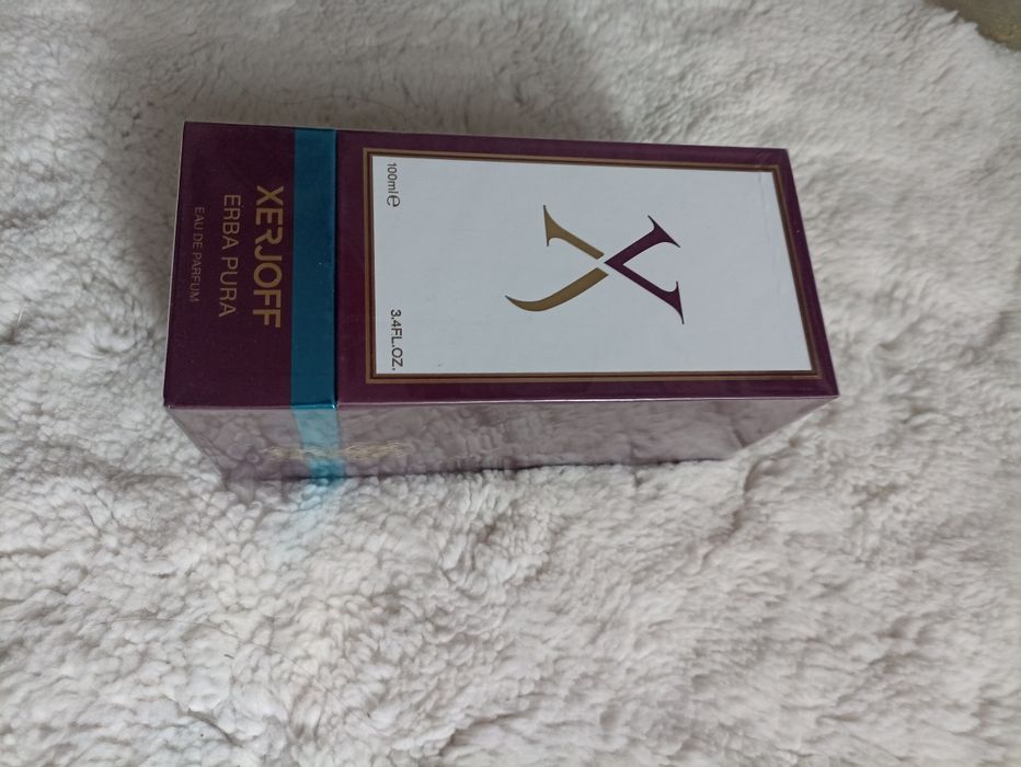 Xerjoff Erba Pura turkusowy welurowy flakon Eau De Parfum 100ml
