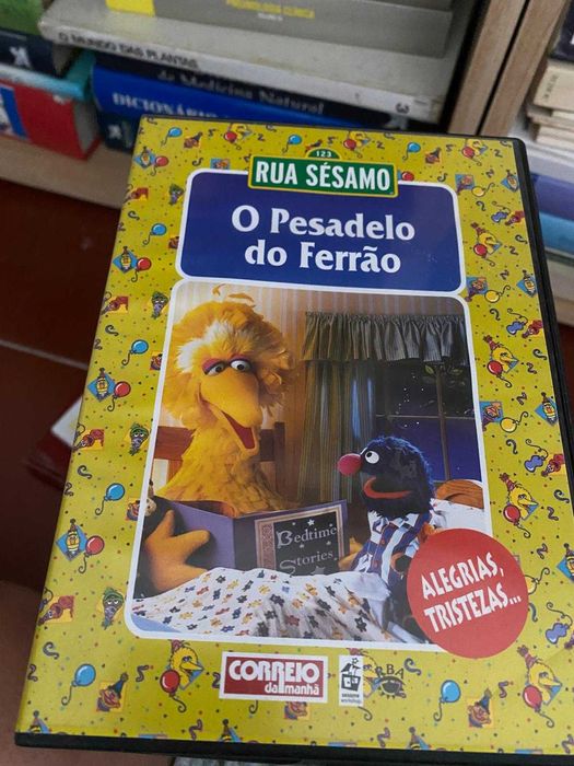 DVDs da rua Sésamo, preço por DVD, portes grátis