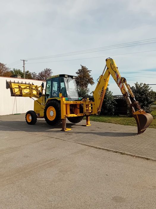 Koparko-ładowarka Fiat nie Jcb cat 4x4 teleskop powershift prywatnie