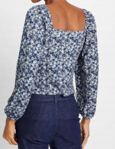 B.P.C bluzka w kwiatki marszczona ^48/50