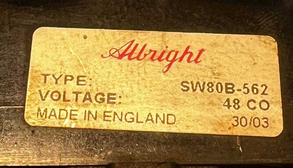 Albright SW80B-562 Stycznik 48V CO do wózka widłowego