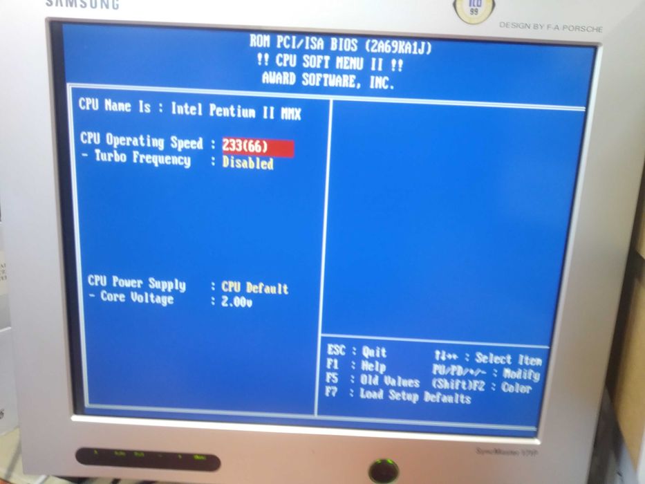 Komputer PC Pentuim II 233Mhz Sprawny Intel Slot 1 64MB RAM CD