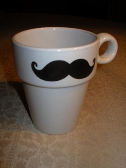 Caneca "Bigode" e de "Chocolate"442673205190348800