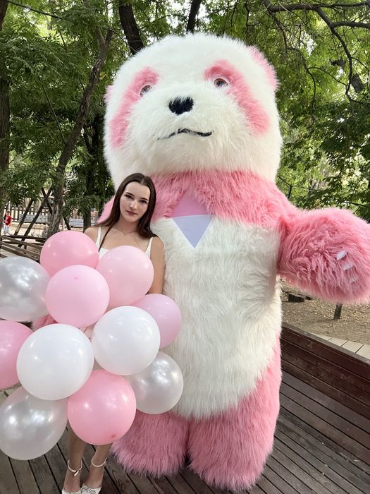 Белый мишка одесса.Аниматоры Одесса.Панда.Гусь Обнимусь.Стич поздравле