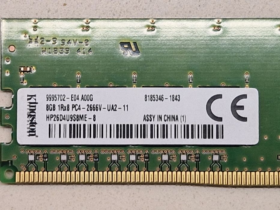 16GB RAM DDR4 2666MHz (2x8GB) Kingston – Desktop