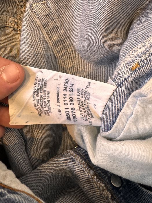 Spodnie Levis Strauss 501