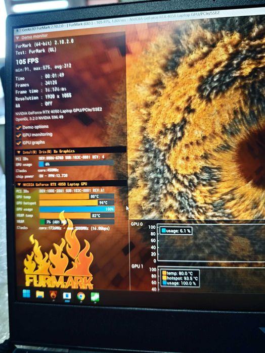 RTX4050 144Hz HP Victus I5-13500H 16/516гб ігровий ноутбук