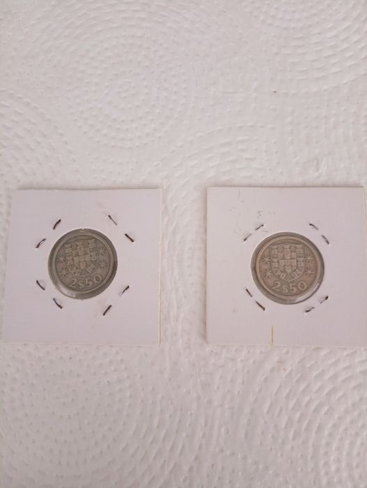 Moedas 2,5$ Escudos Raras 1964/66