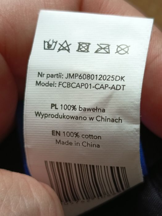 Czapka z daszkiem bejsbolówka Barcelona