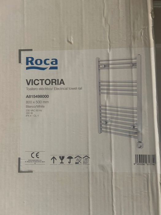 Toalheiro Elétrico ROCA Victoria Branco, Novo