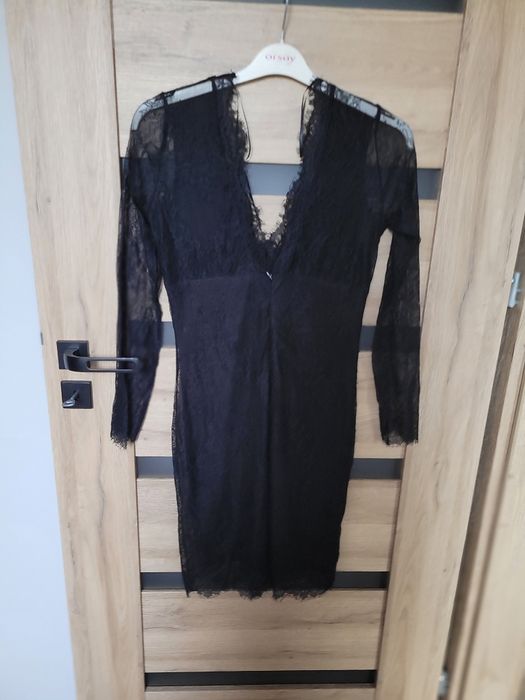 NOWA Koronkowa seksi mała czarna karnawał studniówka  HM