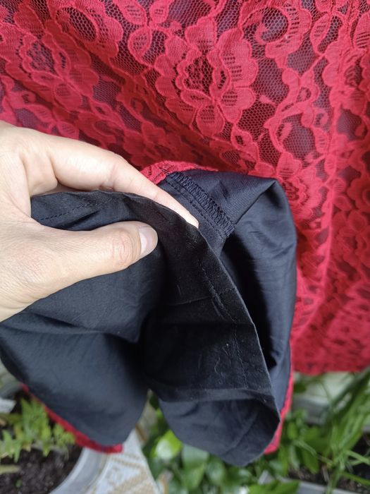 Sukienka biust 54x2 L XL pin-up rockabilly koronka romantic goth