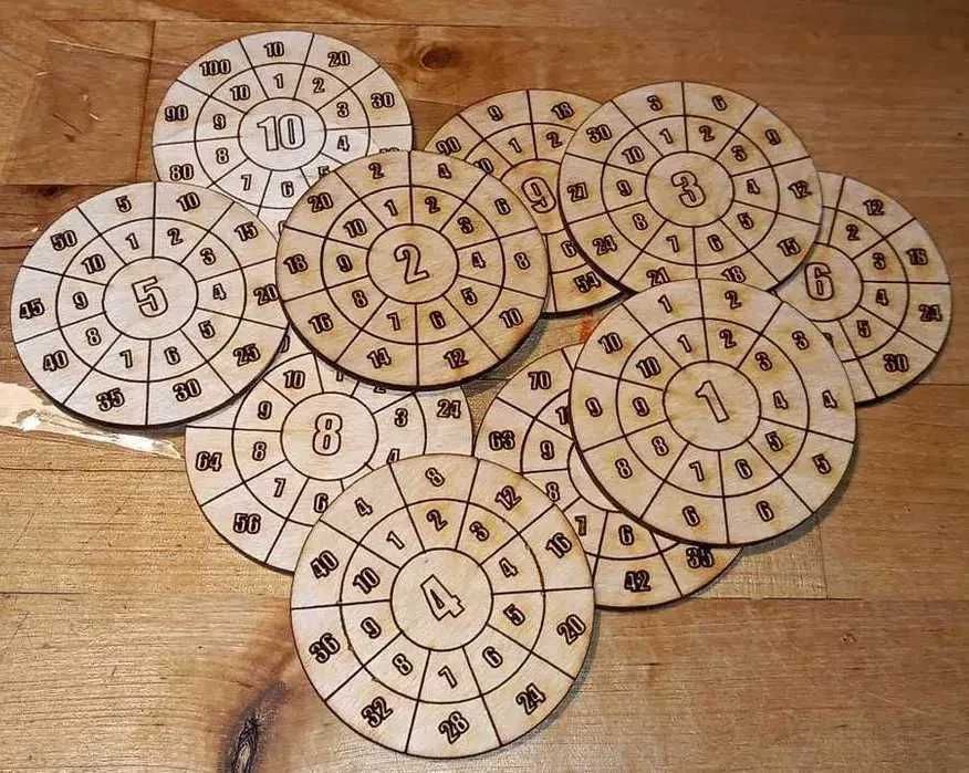 Zestaw zegar + tabliczki do nauki mnożenia