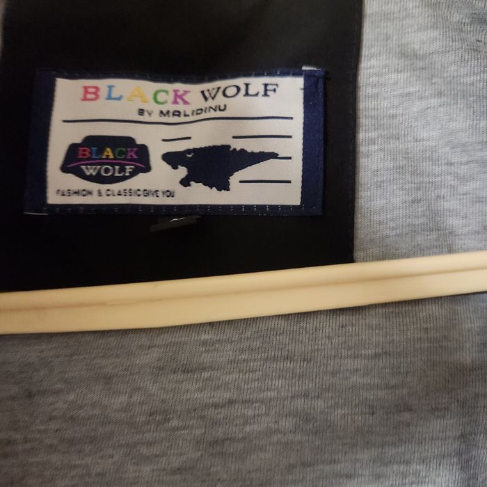 Чорна зимня куртка Black Wolf