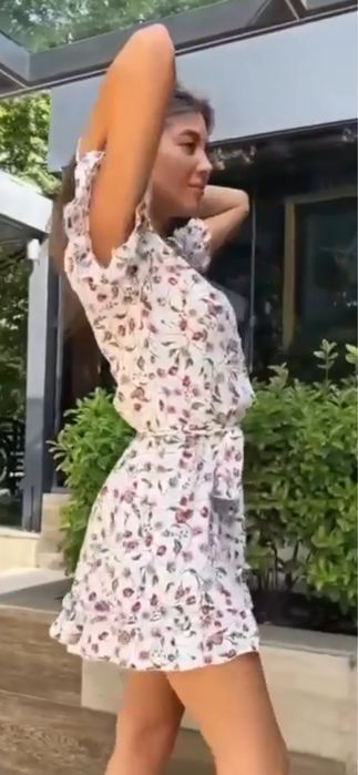 Комбінезон квітковий принт