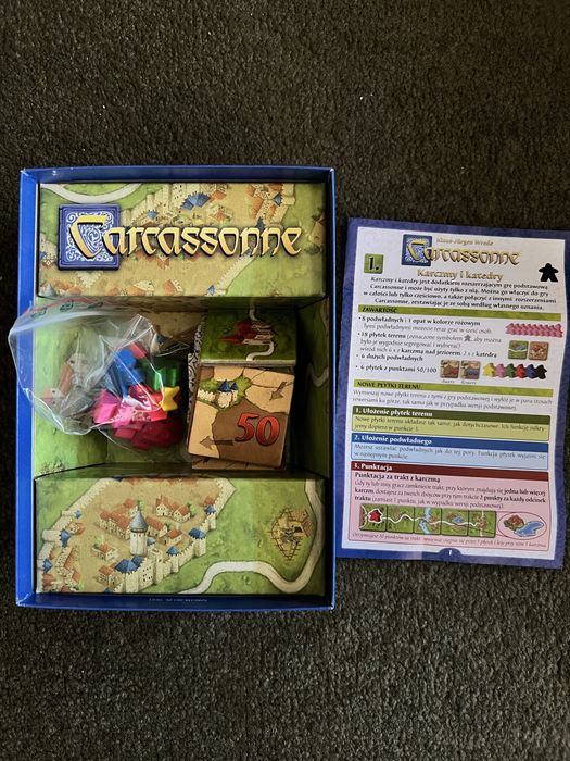 Carcassonne z dwoma rozszerzeniami