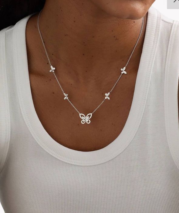 Золоте  Кольє в стилі GRAFF Колекція Butterfly з діамантами