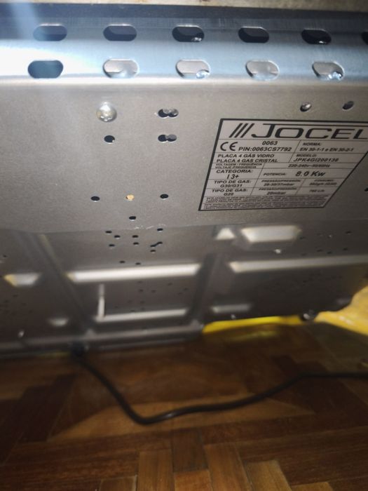 Conjunto JOCEL: Placa a Gás Natural + Forno de Encastre em Inox (Excel