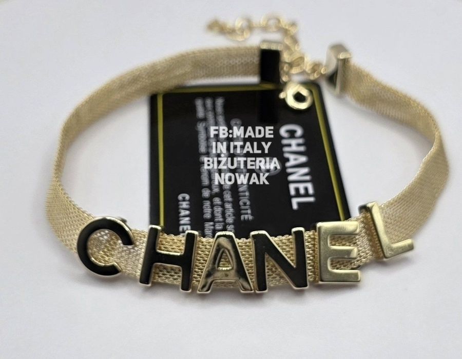 Naszyjnik cc choker Chanel