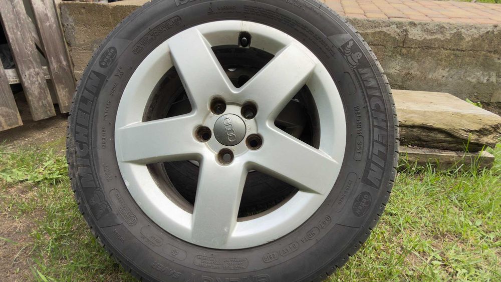 Alufelgi 15" 5x100 z oponami letnimi 4szt.