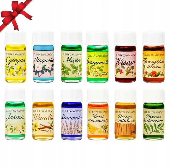 Nawilżacz Powietrza Automatyczny + Aromaterapia 3w1 + 12 Olejków Filtr