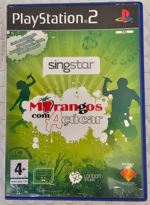 SingStar Morangos com açucar para PS2