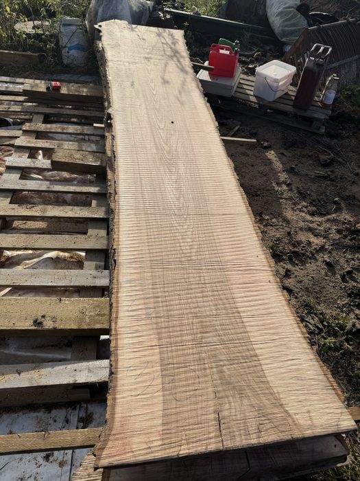 Foszty deski jesionowe 70-60cm szerokosci gr 9 cm