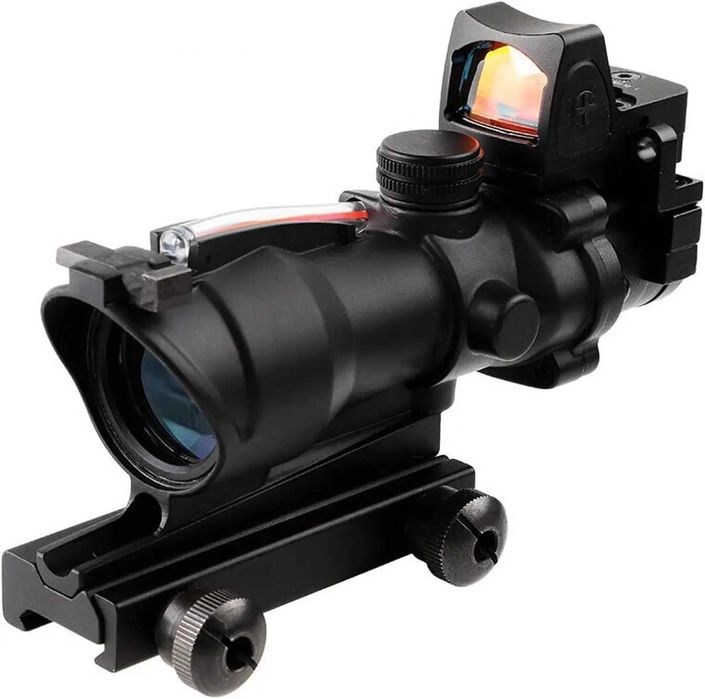 Оптический прицел TRIJICON ACOG 4x32 Red + мини коллиматор RMR USA