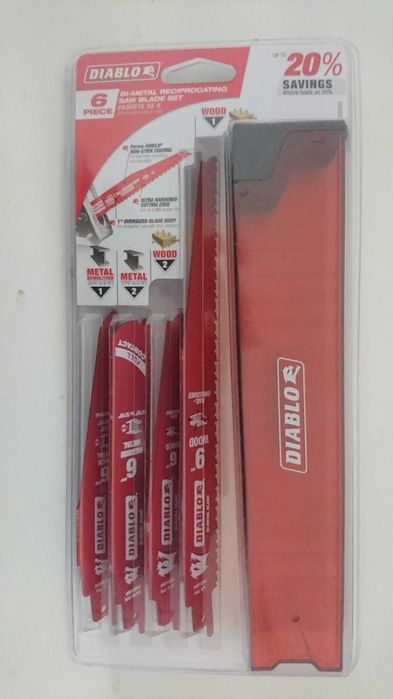 Набор полотен Diablo DS0006S для сабельная пила