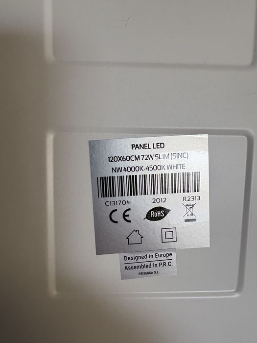 2x Tela Led 120 x 60