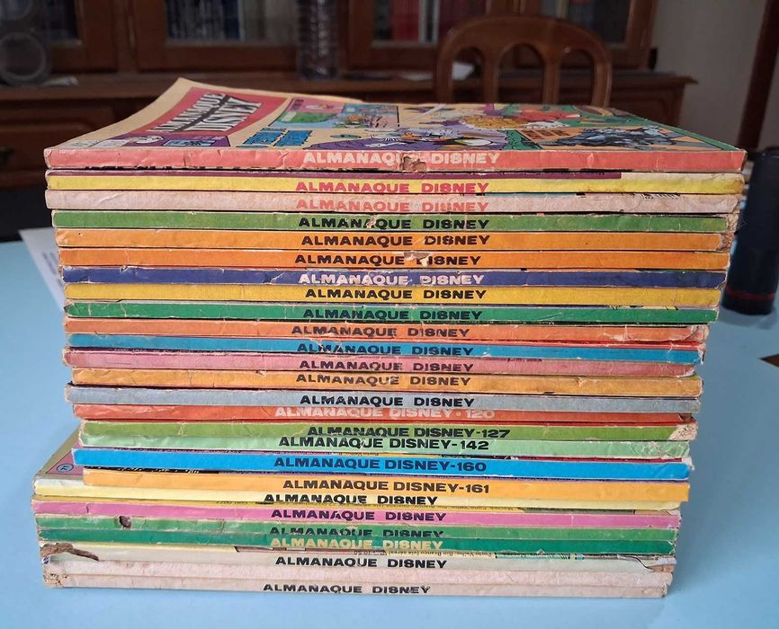 ALMANAQUE DISNEY - Lote de revistas anos 70/80 brasileiras Editora Abril.