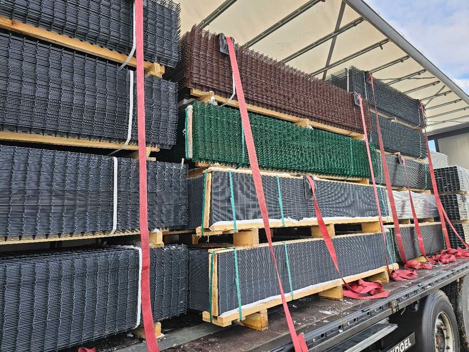 PRODUCENT Ogrodzenie panelowe 3D 2D h- 123cm Panel, Podmurówka