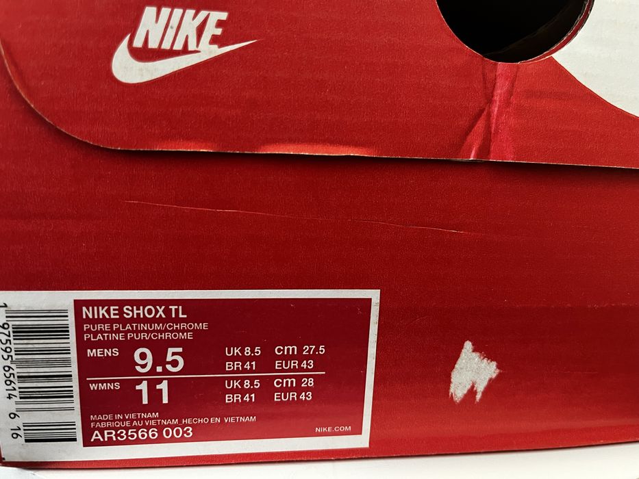 Nike shoxy biale