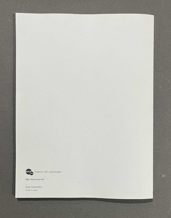 Manual Sony SnapLab UP-CR10L