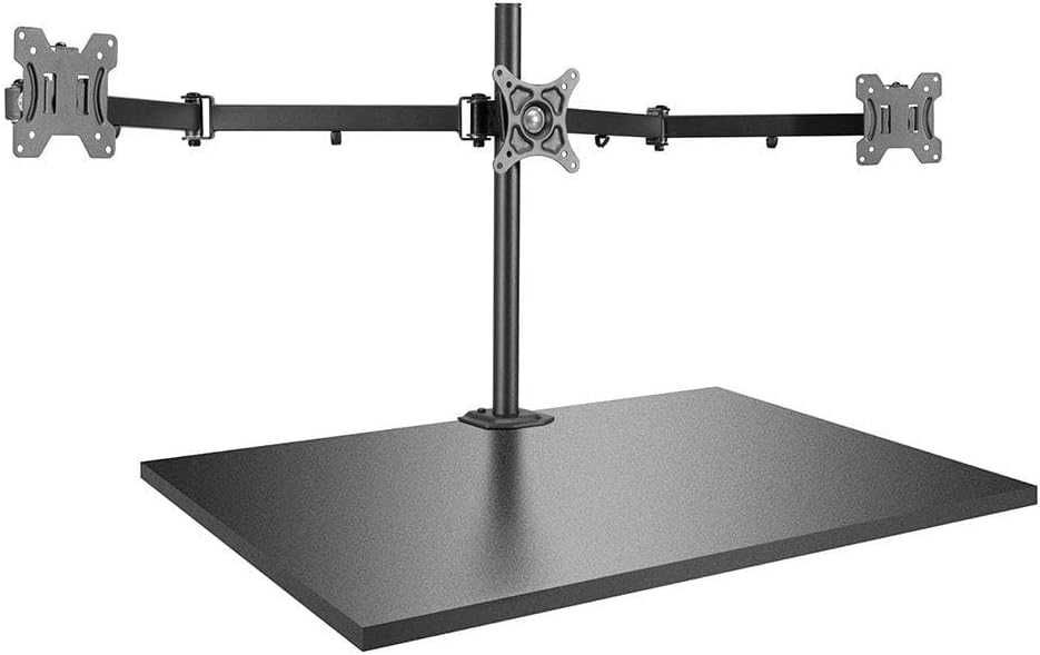 Uchwyt stołowy na trzy monitory