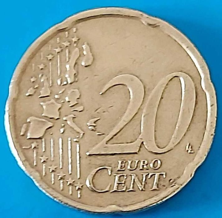 20 Cêntimos de 2000 dos Países Baixos, Beatrix