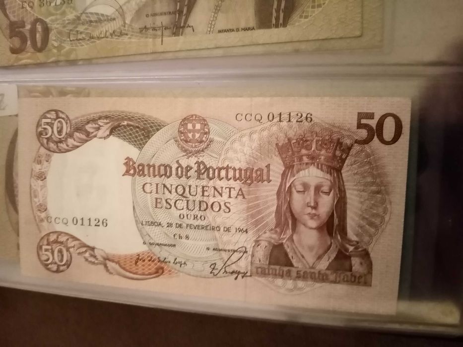 50$00 St ª ISABEL de 28 FEV. 1964 C/ NOVA BELA Nº CCQ 01126  ver fotos