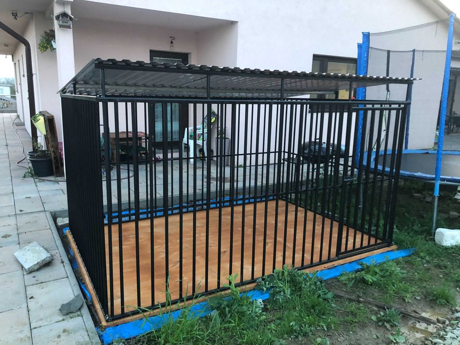 kojec dla psa solidny mocny czarny