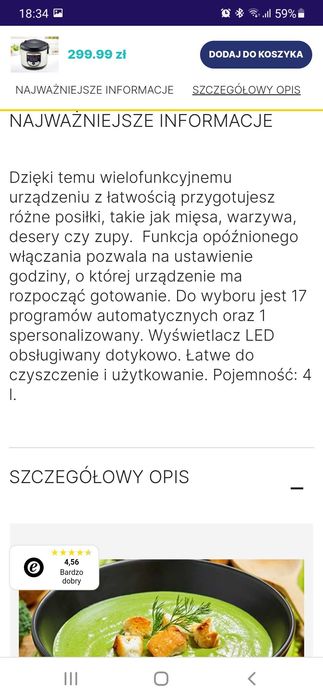 GARNEK Delimano 18in1 Nowy