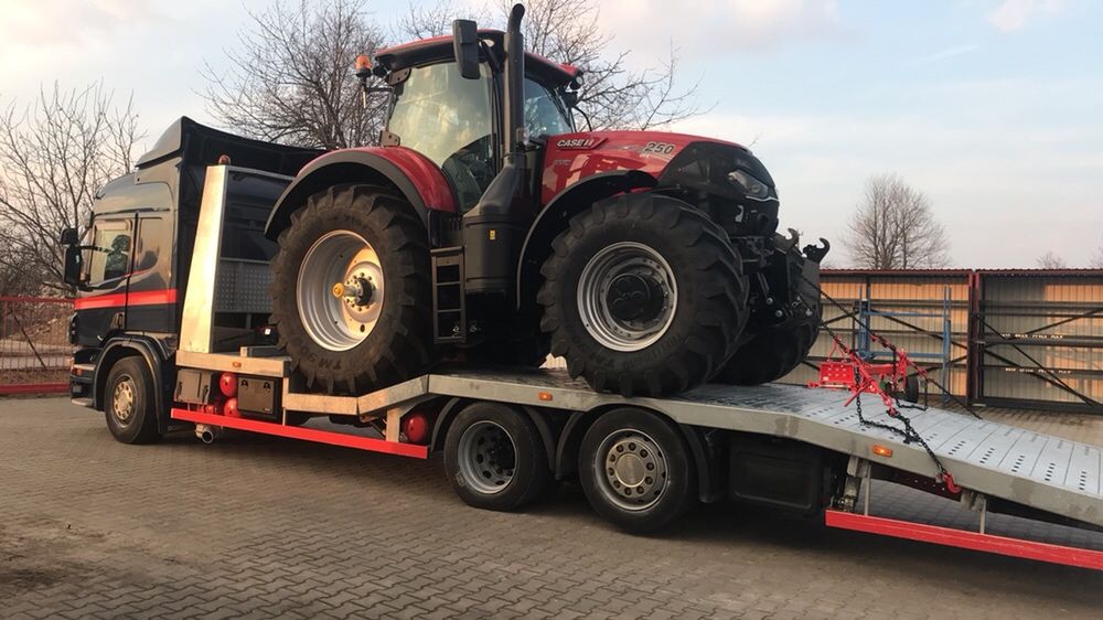 autolaweta transport ciągnika maszyn budowlanych rolniczych HDS