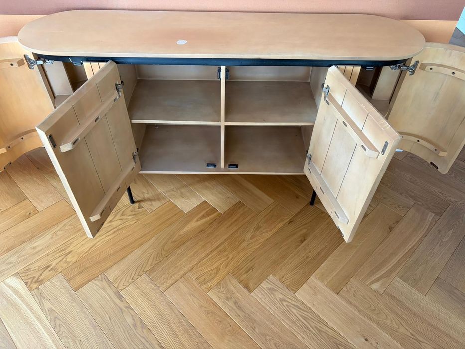 Komoda drewniana Licia Kave Home - lite drewno mango