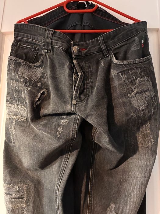 Oryginalne spodnie jeansowe PHILIPP PLEIN – rozmiar 36