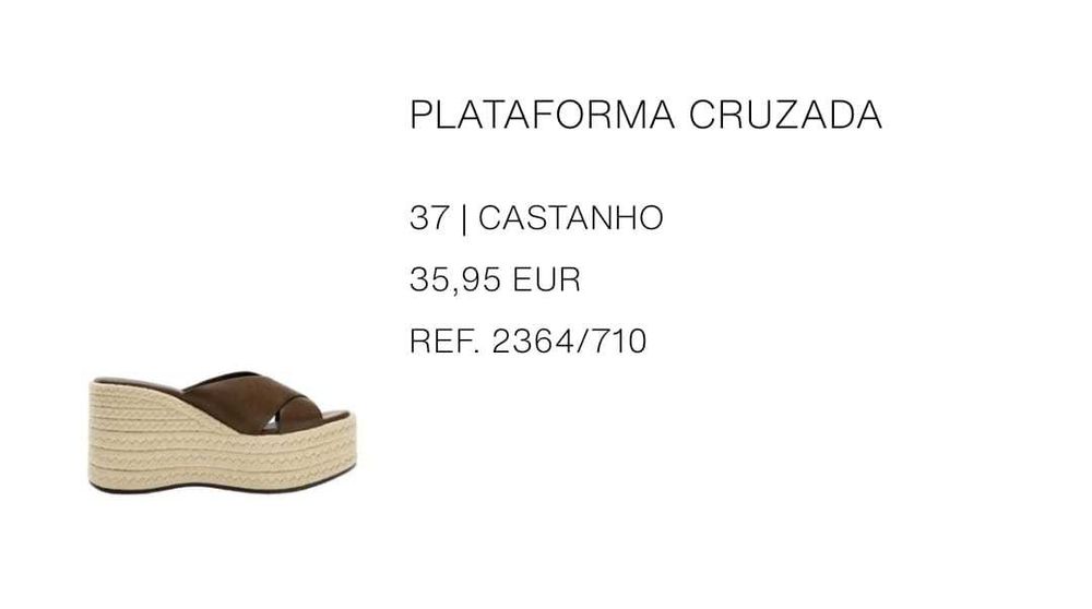 Plataforma Cruzada (Zara)_Coleção 2026