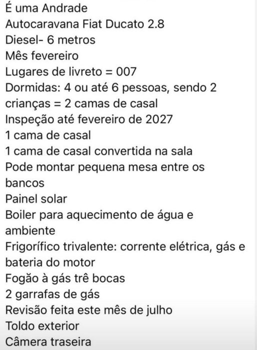 Vendo autocaravana fiat ducato