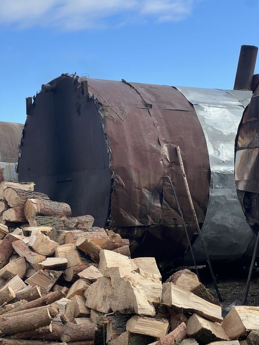 Бочка для випалювання вугілля від 40 000грн+ дві топки  нові