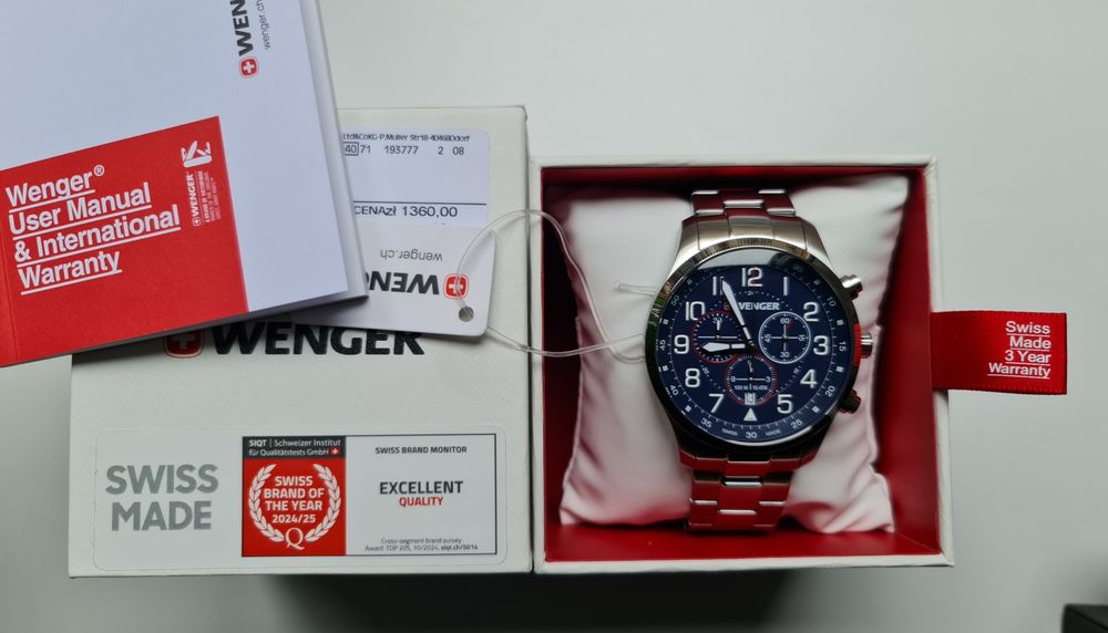 Zegarek Wenger Attitude Chronograph