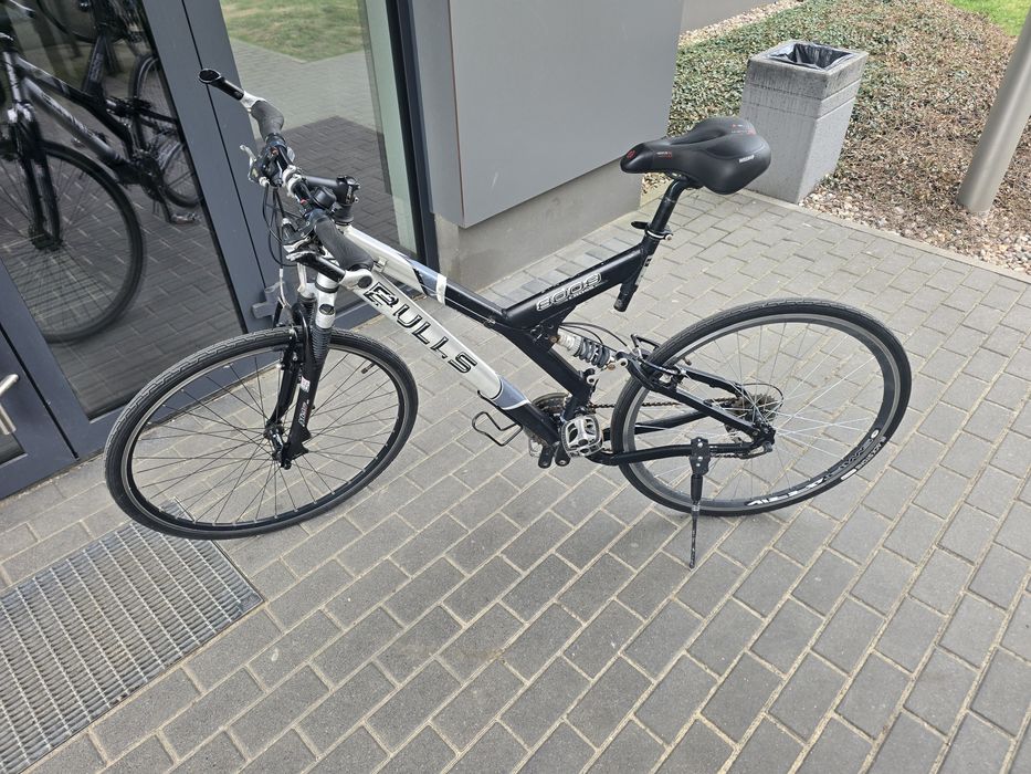 Rower BULLS 8009 – amortyzacja przód + tył, Shimano Deore LX