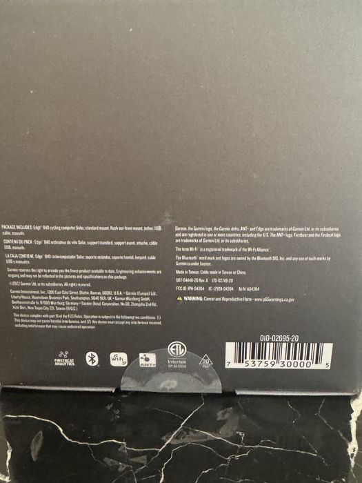 Garmin Edge 840 Solar nowy